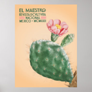 El Maestro Cactus Print | Mexicaanse Botanische Ku