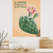 El Maestro Cactus Print | Mexicaanse Botanische Ku (Keuken)