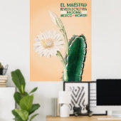 El Maestro Cactus Print | Mexicaanse Botanische Ku (Thuiskantoor)
