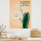El Maestro Cactus Print | Mexicaanse Botanische Ku (Keuken)