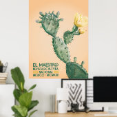 El Maestro Cactus Print | Mexicaanse Botanische Ku (Thuiskantoor)