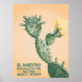 El Maestro Cactus Print | Mexicaanse Botanische Ku