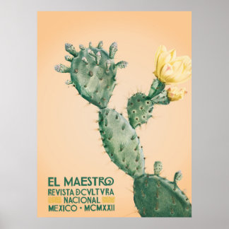 El Maestro Cactus Print | Mexicaanse Botanische Ku
