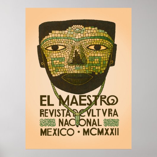 El Maestro Cactus Prints | Mexicaanse Botanische K (Voorkant)