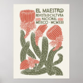 El Maestro  Mexicaans Cultuurtijdschrift Hoesje Poster (Voorkant)