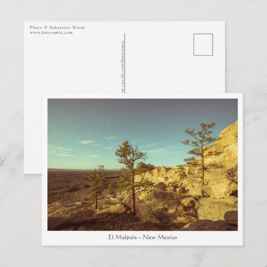 El Malpais - De Sandstone Bluffs Briefkaart (Voorkant / Achterkant)