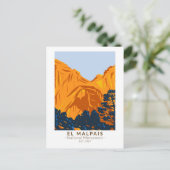 El Malpais Nationaal Monument Nieuw-Mexicaanse Vin Briefkaart (Staand voorkant)