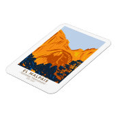 El Malpais Nationaal Monument Nieuw-Mexicaanse Vin Magneet (Linkerzijde)