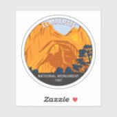 El Malpais Nationaal Monument Nieuw-Mexicaanse Vin Sticker (Vel)