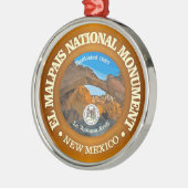 El Malpais (NM) Metalen Ornament (Links)