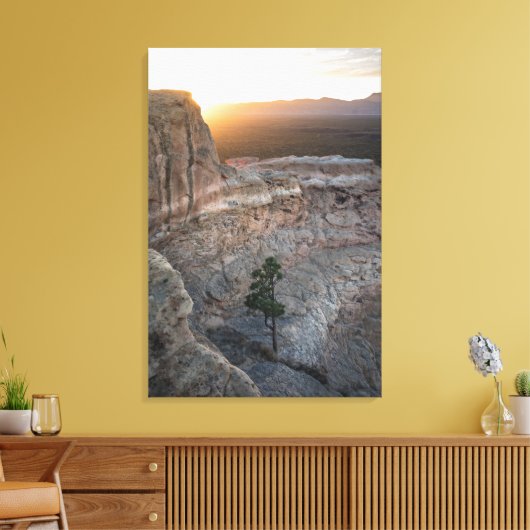 El Malpais Sandstone Bluffs Canvas Afdruk (Insitu (Woonkamer))