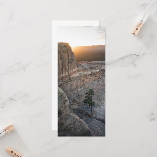 El Malpais Sandstone Bluffs Kaart (Voorkant / Achterkant in situ)