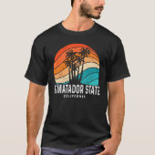 El Matador State Beach California Palm Tree Beach T-shirt (Voorkant)