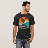 El Matador State Beach California Palm Tree Beach  T-shirt (Voorkant volledig)