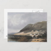 El-Mejdel gegraveerd door Jean Jacottet ; Briefkaart (Voorkant / Achterkant)