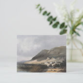 El-Mejdel gegraveerd door Jean Jacottet ; Briefkaart (Staand voorkant)