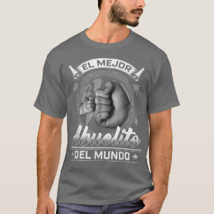 El Mejor Abuelito Del Mundo Mannen American Flag D T-shirt