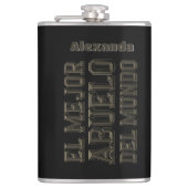 El Mejor Abuelo del Mundo Beste Opa Spaans Heupfles (Voorkant)