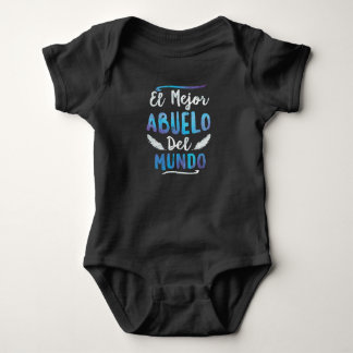 El Mejor Abuelo Del Mundo Grandpa Fathers Day Romper