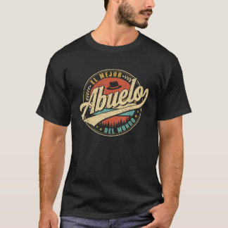 El Mejor Abuelo Del Mundo Mannen Retro decor T-shirt