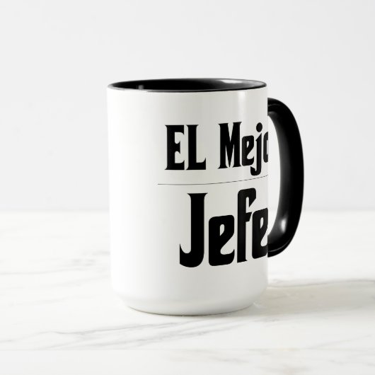 El Mejor Jefe Coffee Mok (Voorkant rechts)