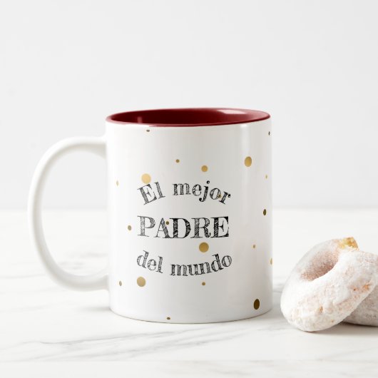 El mejor PADRE del mundo - Mokken (Met donut)