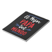 El Mejor Papa Del Mundo Pap Dag Notitieblok (Linkerzijde)