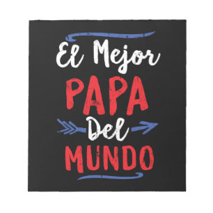 El Mejor Papa Del Mundo Pap vaderdag Notitieblok
