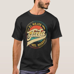 El Mejor Tata Del Mundo Mannen Retro Decor Da T-shirt