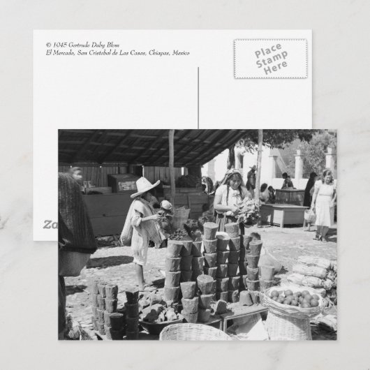 El Mercado, San Cristobal de Las Casas Briefkaart (Voorkant / Achterkant)