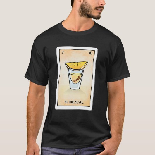 El Mezcal Lotería T-shirt (Voorkant)