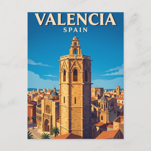 El Micalet Spanje Briefkaart (Voorkant)