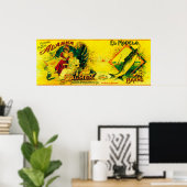 El Modelo Salmon Can LabelKarluk, AK Poster (Thuiskantoor)