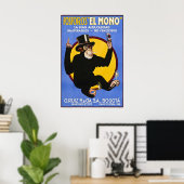 El Mono Cigarettes Vintage Poster Prints (Thuiskantoor)