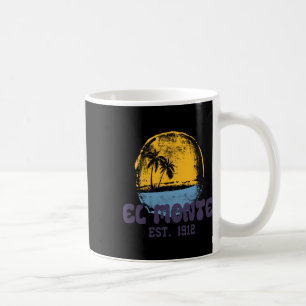 El Monte California Retro Surfer Vintage Beach Voo Koffiemok