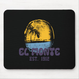 El Monte California Retro Surfer Vintage Beach Voo Muismat