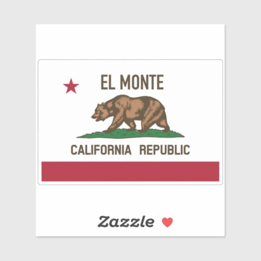 El Monte California Sticker (Vel)