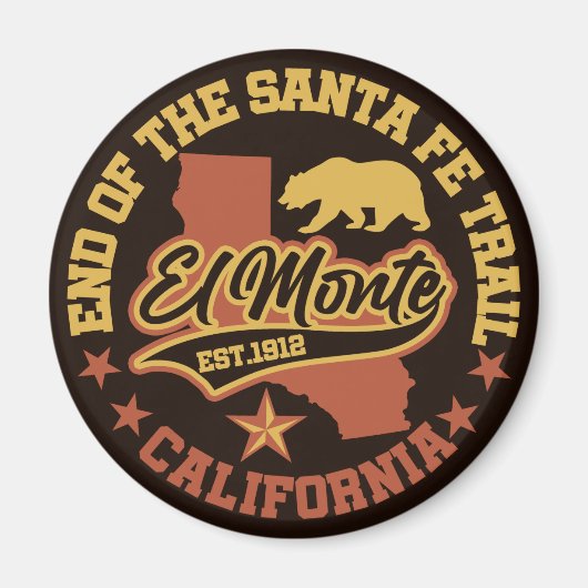 El Monte, Californië Magneet (Voorkant)