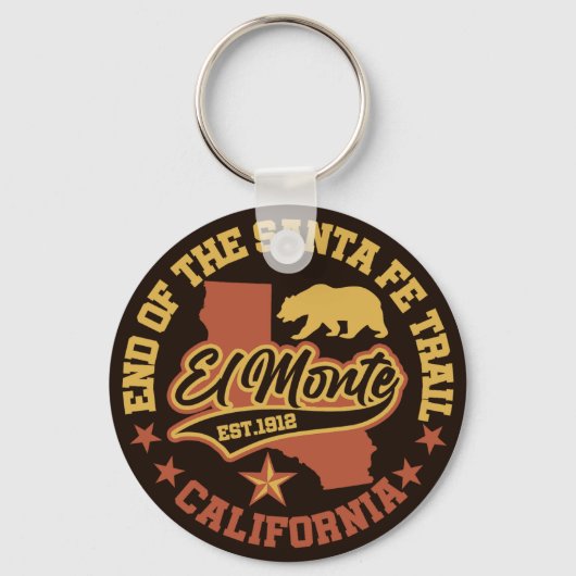 El Monte, Californië Sleutelhanger (Voorkant)