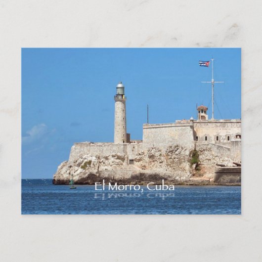El Morro Castle, Cuba Briefkaart (Voorkant)