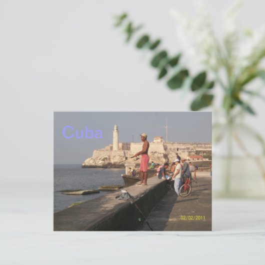 El Morro Castle, Cuba Briefkaart (Staand voorkant)