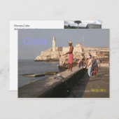 El Morro Castle, Cuba Briefkaart (Voorkant / Achterkant)