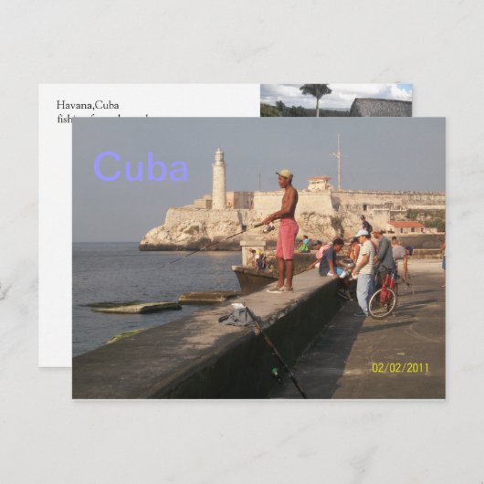 El Morro Castle, Cuba Briefkaart (Voorkant / Achterkant)