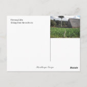 El Morro Castle, Cuba Briefkaart (Achterkant)