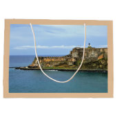 El Morro Guarding San Juan Bay Entrance Groot Cadeauzakje (Achterkant)