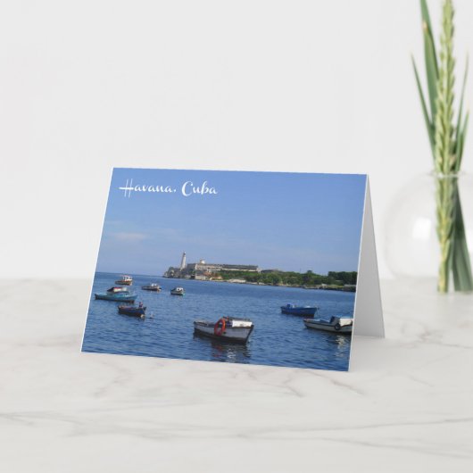 El Morro, Havana, Cuba - kaart (Voorkant)