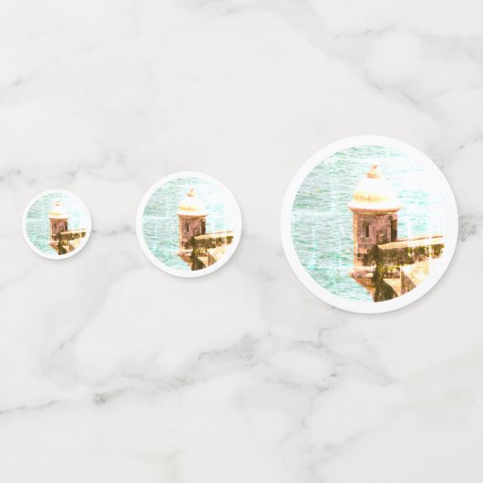 El Morro: Het thema van het Puerto Rico-feest Confetti (Voorkanten)