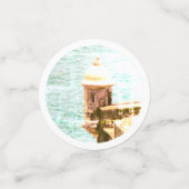 El Morro: Puerto Rico Feestthema Confetti (Kleine voorkant)