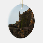 El Morro Puerto Rico Keramisch Ornament (Rechts)