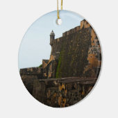 El Morro Puerto Rico Keramisch Ornament (Links)
